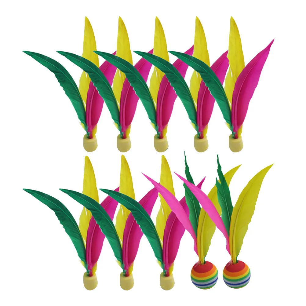 

Набор для бадминтона: 10 ракеток и воланчик, легкий комплект для игр на открытом воздухе, для пляжа, двора, для детей