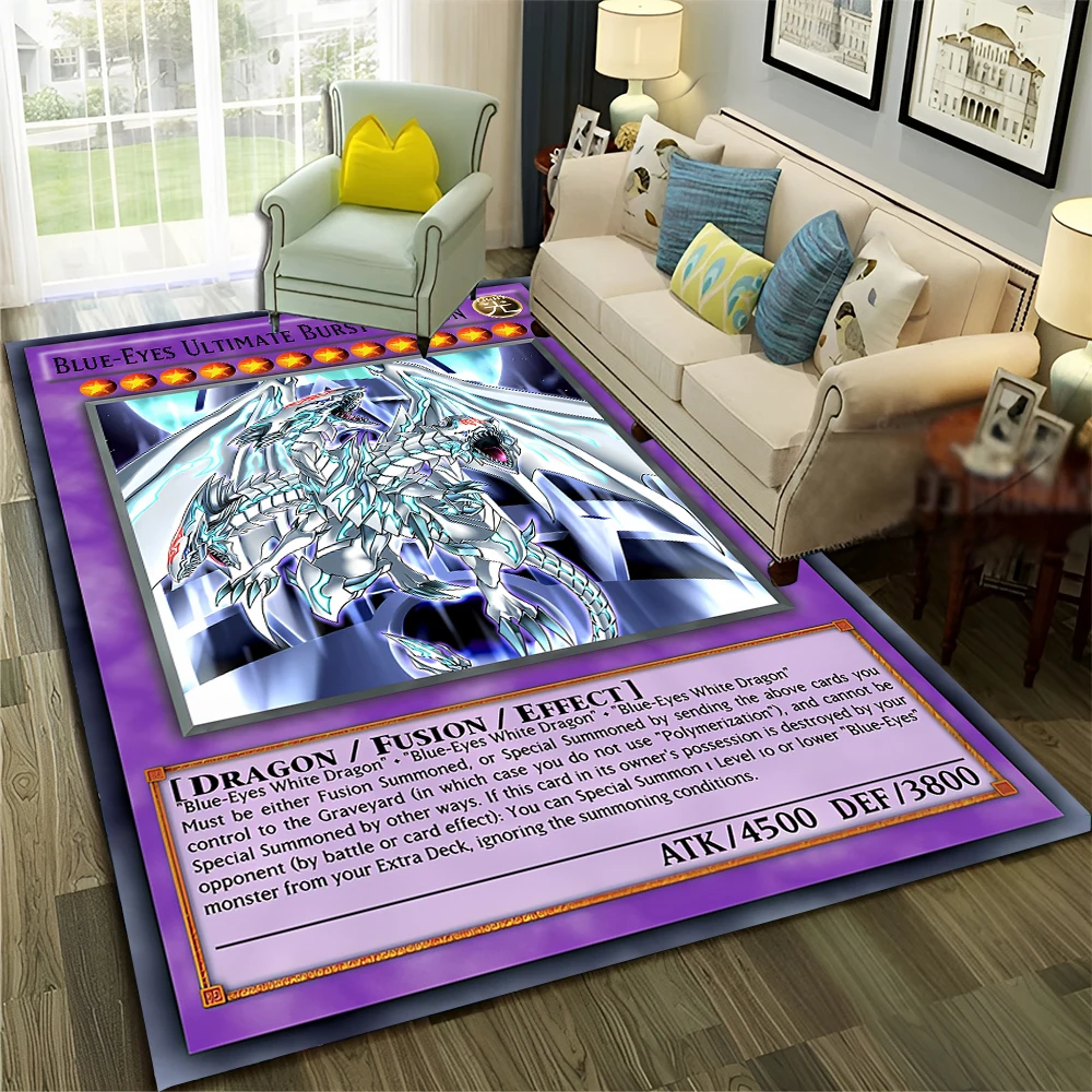 yugioh card rug Amazon.com: Blue Eyes White Dragon Area - Anime Manga Gaming Floor Mat All cards will be carefully packed for safe transit Yu-Gi-Oh! Dark Magician Card Rug