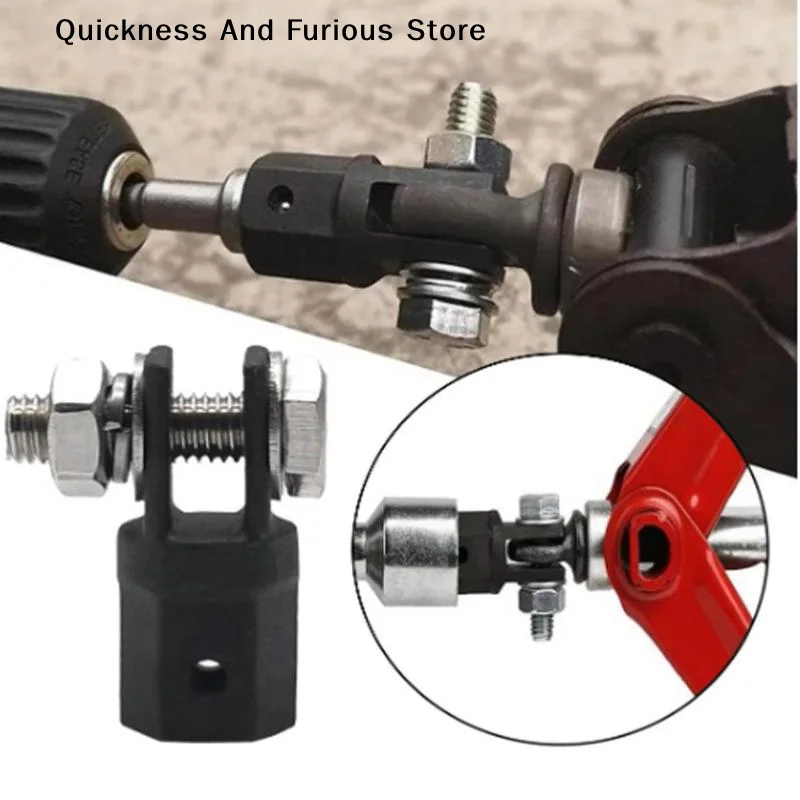 【TO】 1/2 Zoll Scherenwagenheber-Adapter aus Kohlenstoffstahl, Schraubenschlüssel-Werkzeug, Kfz-Wagenheber-Bohreradapter für Schlagbohrmaschinen und Steckschlüssel