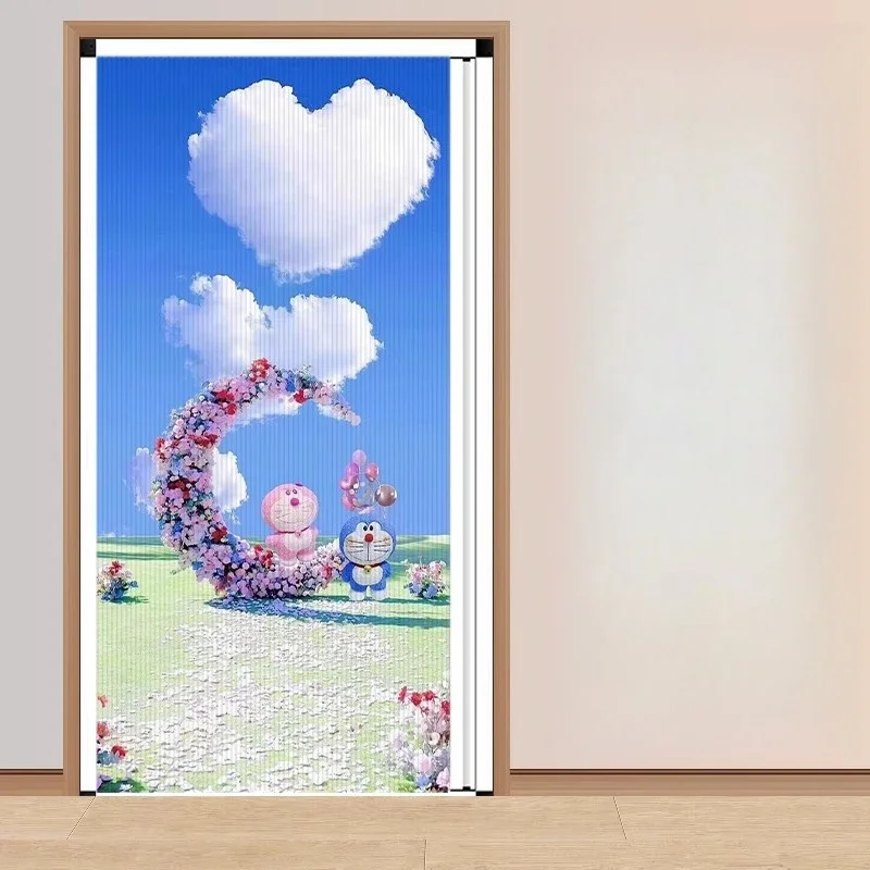 Folding door Partition door No punching Household kitchen Push-pull Invisible simple self-installed bathroom Toilet sliding door