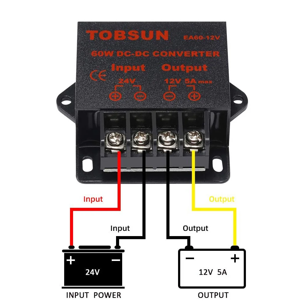 DC 24V a 12V 5A 10A convertitore Buck Step Down regolatore di tensione riduttore convertitore di potenza convertitore trasformatore Mini modulo