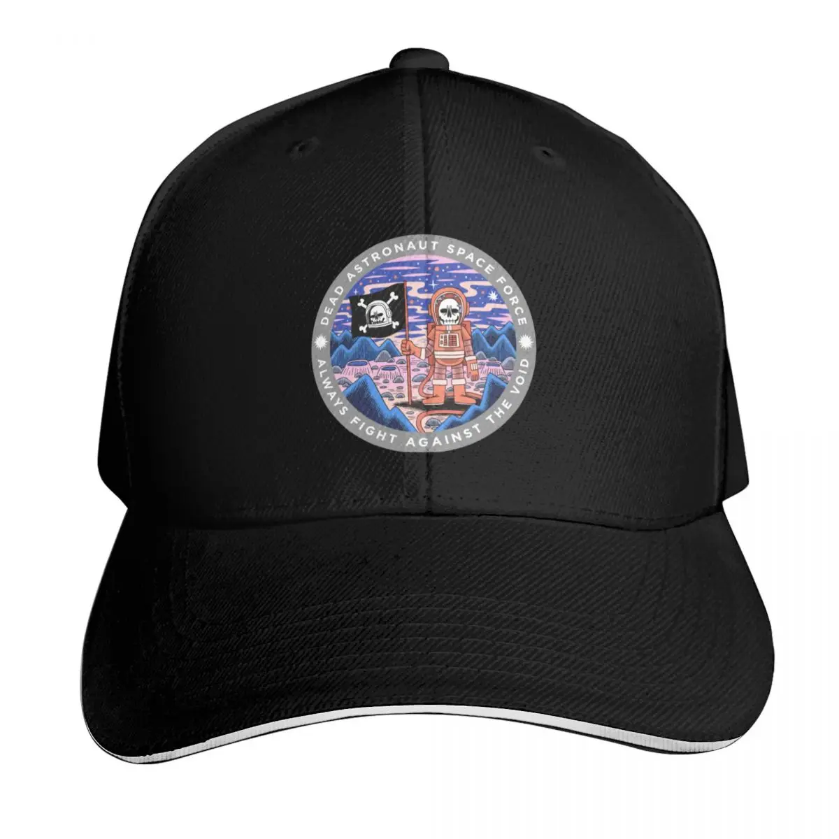 Dead Astronaut Space Force Baseball Cap Strapback Dad Hat Six Panel Structured Crown Sun Protection UPF 50+