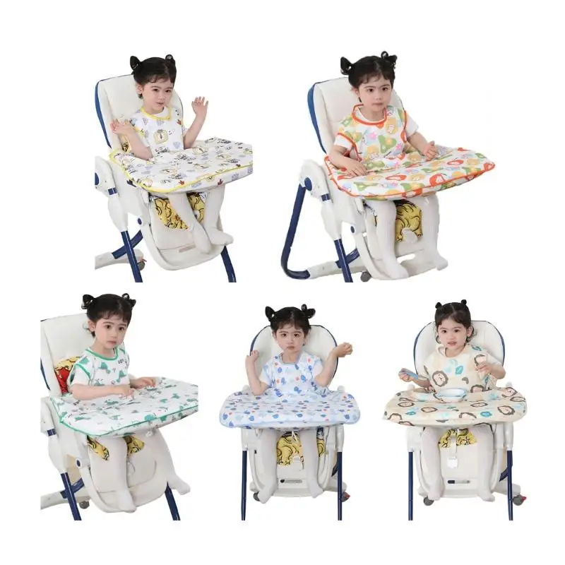 

Cartoon Baby Dining Chair Feeding Bib Waterproof Toddlers Bib Water Spill Protections Cover for 0-5Y Babies