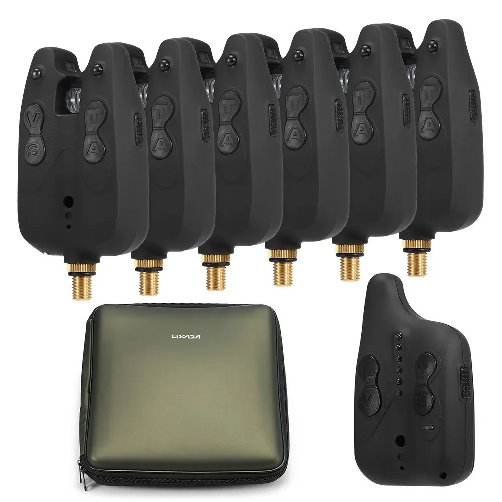 

Wireless Fishing Alarm Fishing Bite Alarms Set Fishing Receiver Sound Alert Kit Led Alarm Indicator With Portable Case