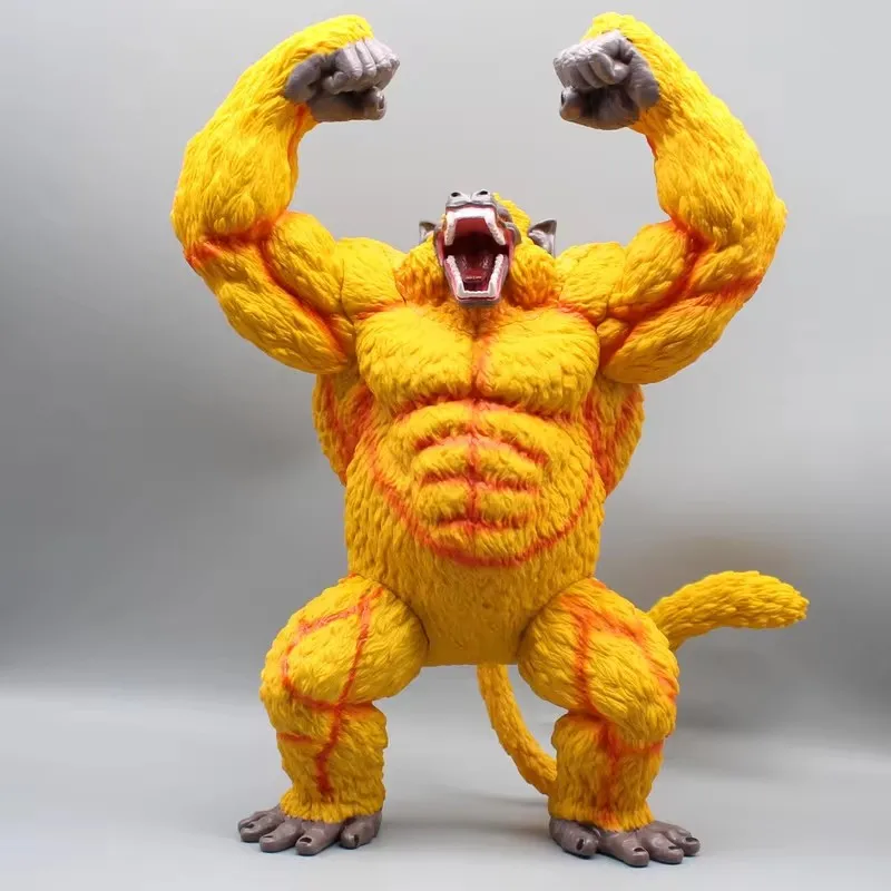 

40cm Dragon Ball Anime Figure Golden Great Ape Gorilla Goku Vegeta Monkey Large Size Model Decoration Collection Kids Toys Gifts