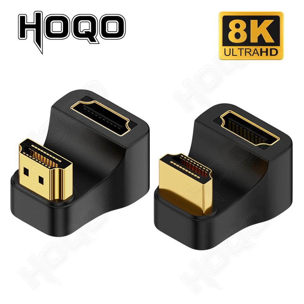 u shape hdmi male to female 180 degree adapter angled mini hdmi male to hdmi female adapter Extension 8K 60Hz 4K UHD Converter