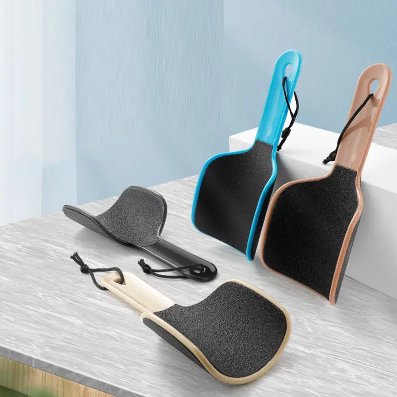Profissional curvado arquivo de pé removedor de calos de pele morta dupla face pedicure arquivo de pé em forma de u lixadeira de pé cuidados com os pés 1pc