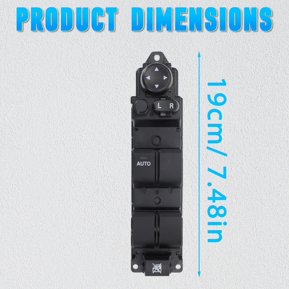 Car Power Window  Master Contro Lifter Switch For Mazda 2 M2 2007-2013 Only Fit LHD Models DF73-66-350B DF74-66-350B view 3