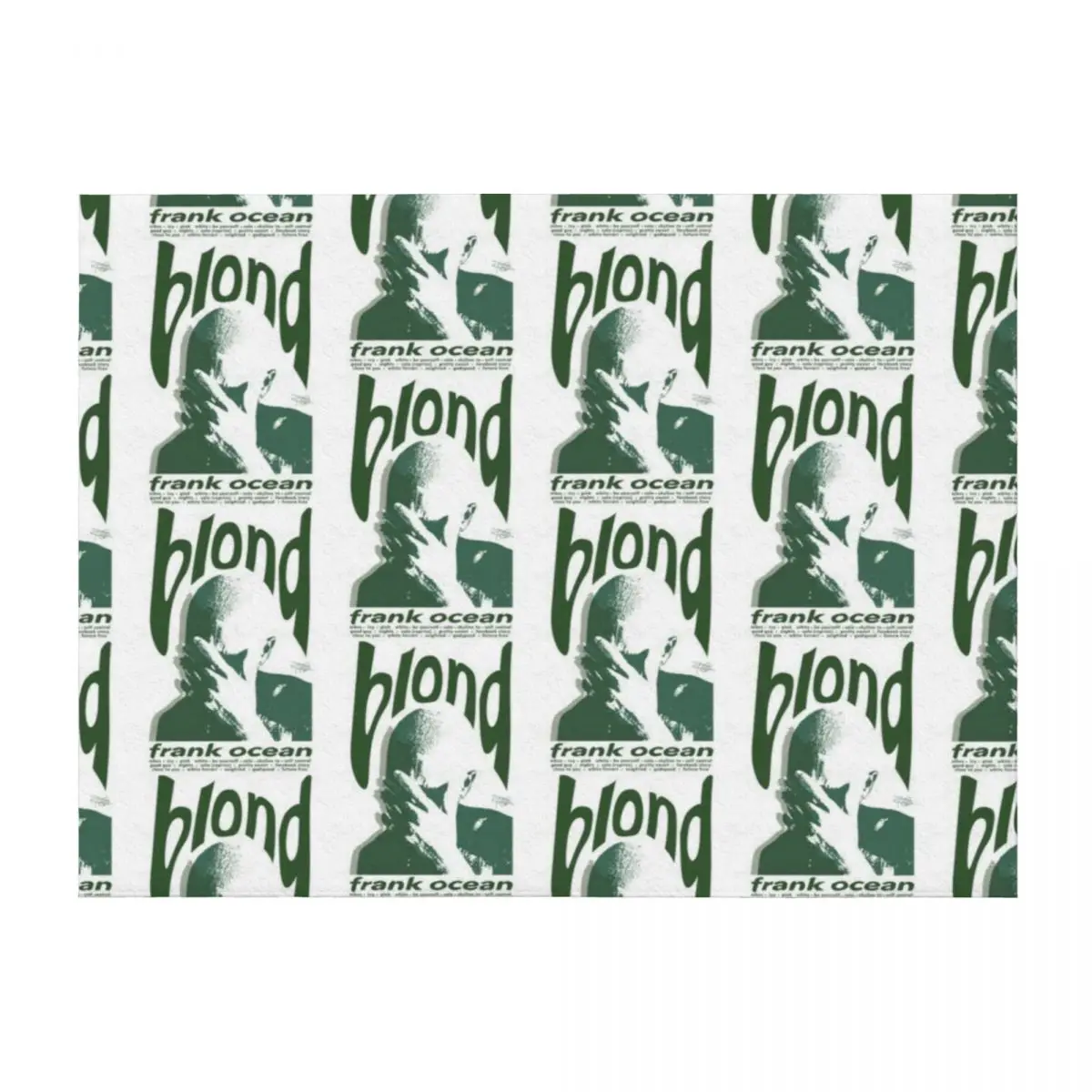 

Frank Ocean Blond Retro Throw Blanket Sofa Blankets For Baby Beach wednesday Blankets