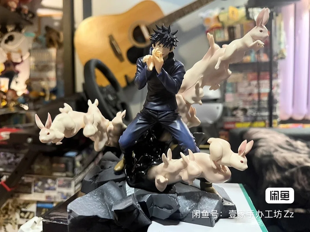 متوفر في المخزون الرسمي سيجا جوجوتسو كايسن 19 سنتيمتر Fushiguro Megumi تمثال أنيمي تمثال بولي كلوريد الفينيل نموذج دمية جمع لعبة هدية الكريسماس #5