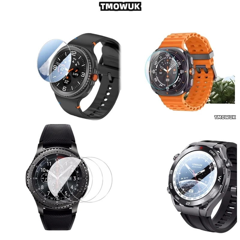 

For Samsung Galaxy Watch 8 44mm 40mm Watch8 Classic Screen Protector - 9H HD Clear Shock Resistant Easy Install