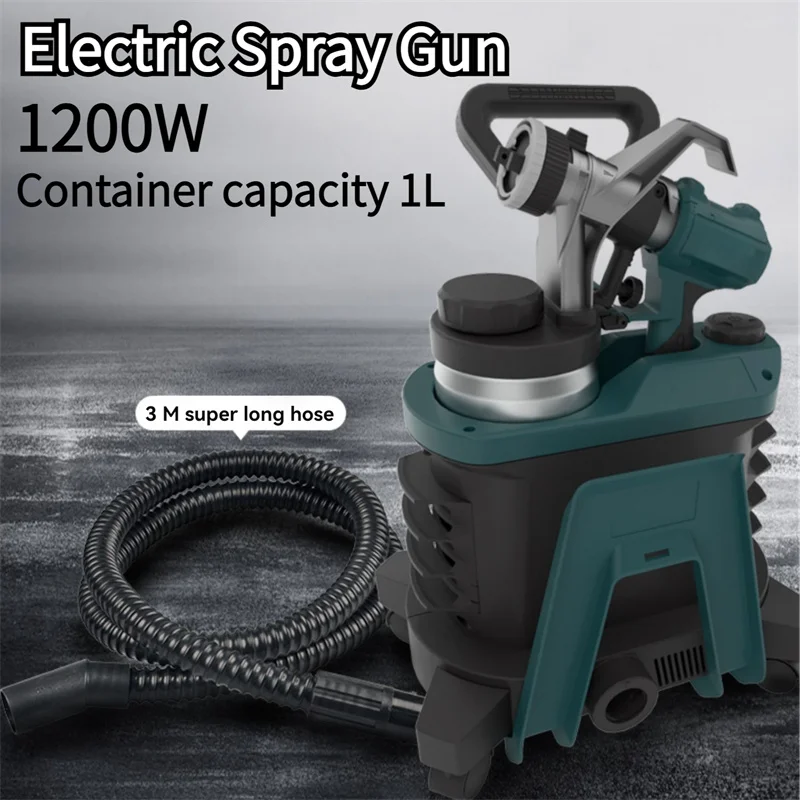 1000ML Portable Electric Spray Gun Paint Sprayer Household Electric Paint Sprayer Compatible  for Nozzle Diameter 1.0/2.0/2.5mm