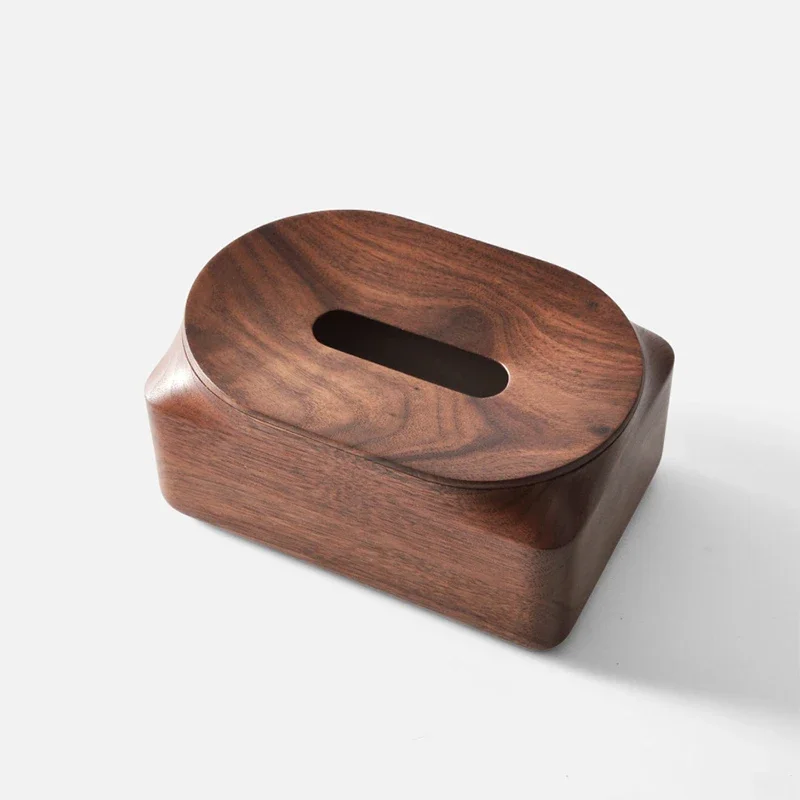 Paper Towel Box Black Walnut Solid Wood