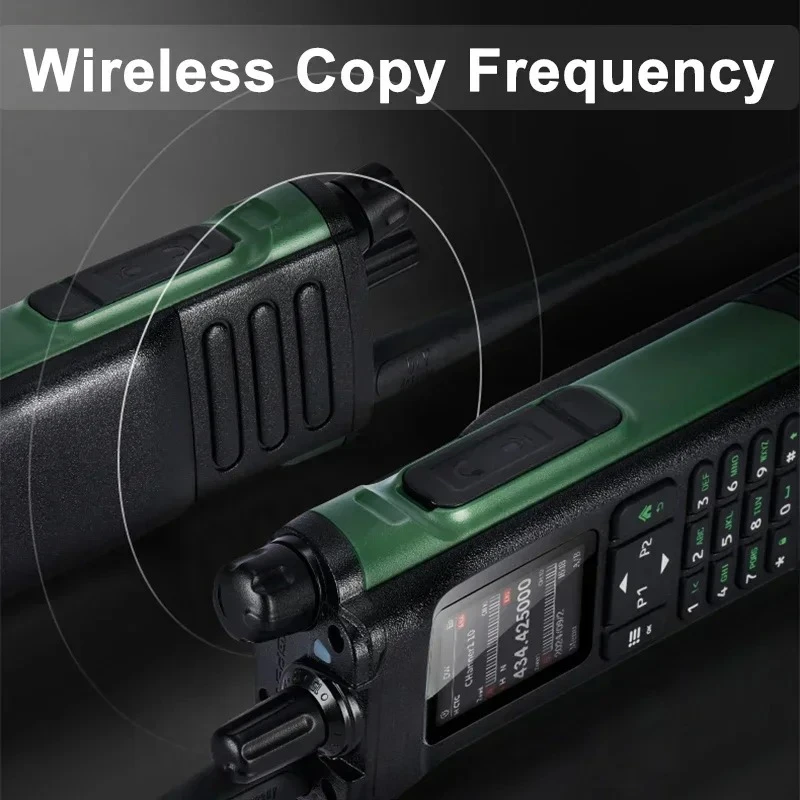 New Walkie Talkie for Baofeng DMR DM-32 10W GPS APRS Dual Mode Analog TDMA Dual Time Slot AES256 Black Ham RadioFor Hunt Camping