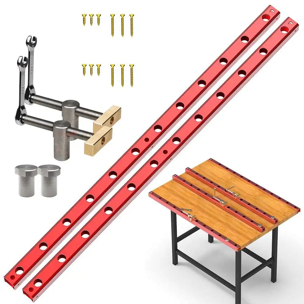 Ganwei Woodworking Table Hole Aluminum Track Splicing Board Fixing Clip Quick Hold Down Clamp Workbench Peg 20MM Dog Tools