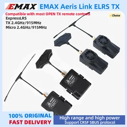 EMAX Aeris Link ExpressLRS ELRS Micro TX Module 2.4G 915MHz With OLED Screen And Cooling Fan For RC Airplane FPV Drone