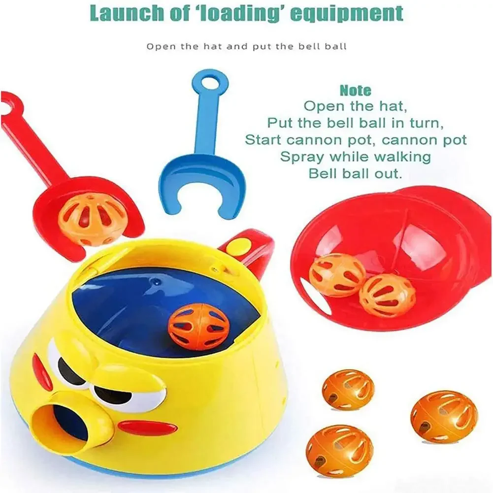 Baby Drag Walker Push Electric Ball Popper and Collector Toy Cart Stroller Walking for Toddler Activities Baby Toy 1-3 Ages