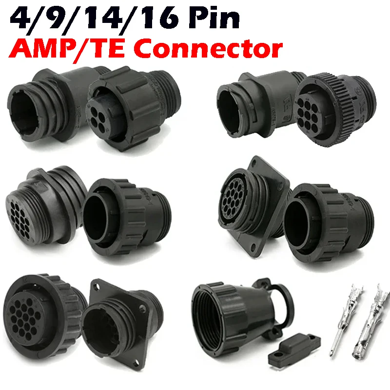 

AMP/TE 4P/9P/14/16Pin SMEMA Aviation Connector Auto Sensor Plug Socket SMT Equipment Signal Connector 182658-1 206153-1 206062-4