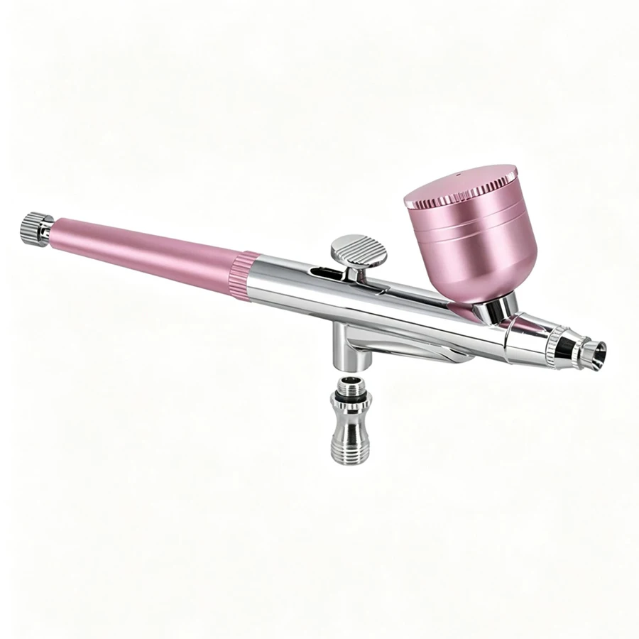  Gravity Dual-Action Mini-Airbrush mit 0,3-mm-Düsen, Spritzpistole für Make-up, Malerei, Nägel, Gesicht, Tattoo-Kunst, Schönheit, Tintenstrahldrucker, Autoreparatur – Detail 5