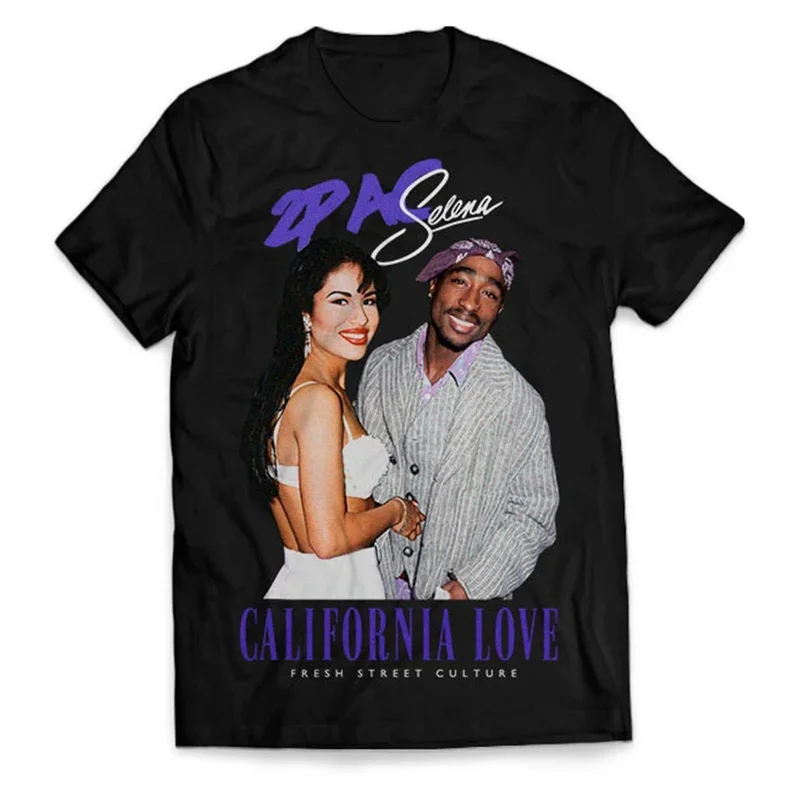 Selena Quintanilla e Tupac t-shirt Vintage anni \'90, regalo per t-shirt fan S-3xl