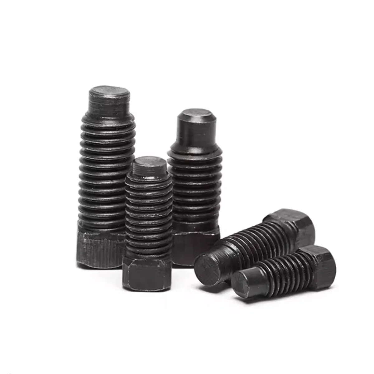 Werkzeughalter-Set, Schraube, quadratischer Kopf, konvexes Ende, M6, M8, M10, M20, Kohlenstoffstahl der Güteklasse 4,8 – Detail 5