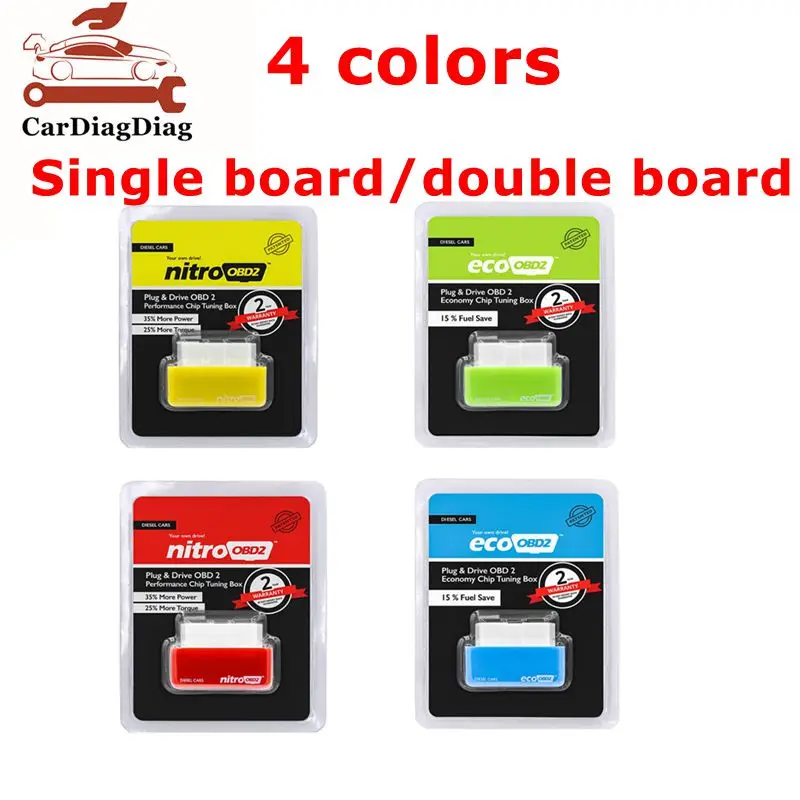 Nitro OBD2 Chip Tuning Tool  4 Colors For Benzine Gasoline Cars Truck Tuning Box Plug & Driver Diagnostic Tool