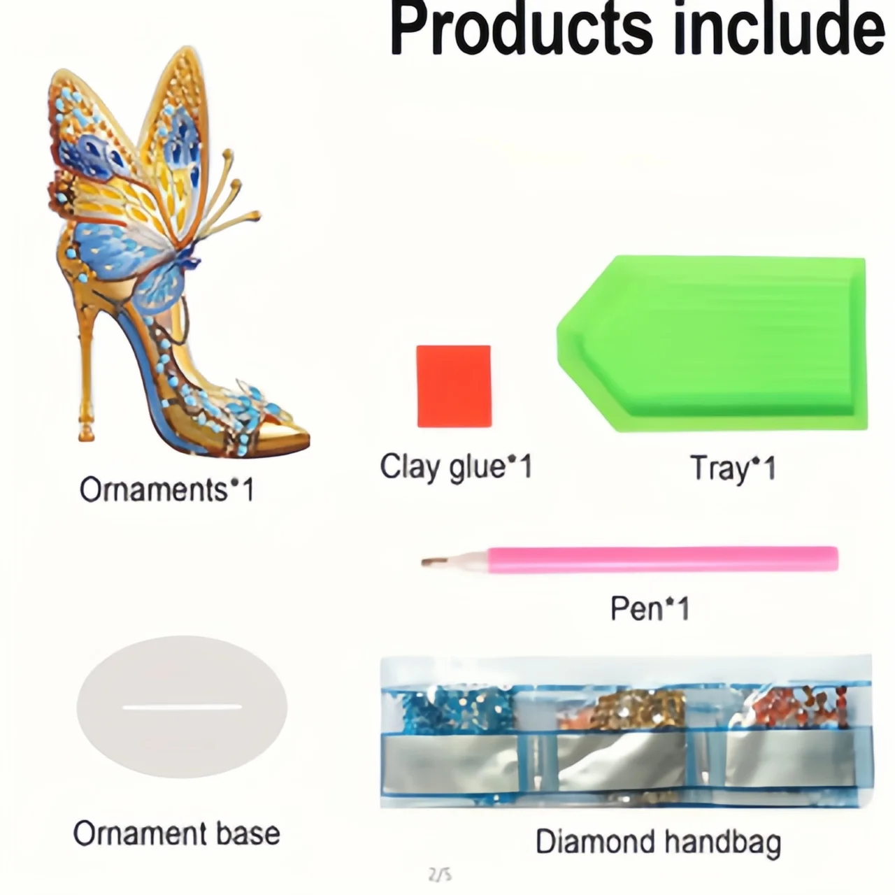 2D Flat 1pc Acrylic Welcome Plaque Diamond Painting Desktop Ornament Set, Shiny Wall Decor, Holiday Gift