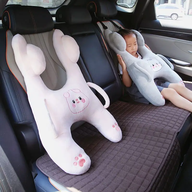 Car pillow, children's sleeping device, car rear seat anti pinch neck pillow, multifunctional pillow