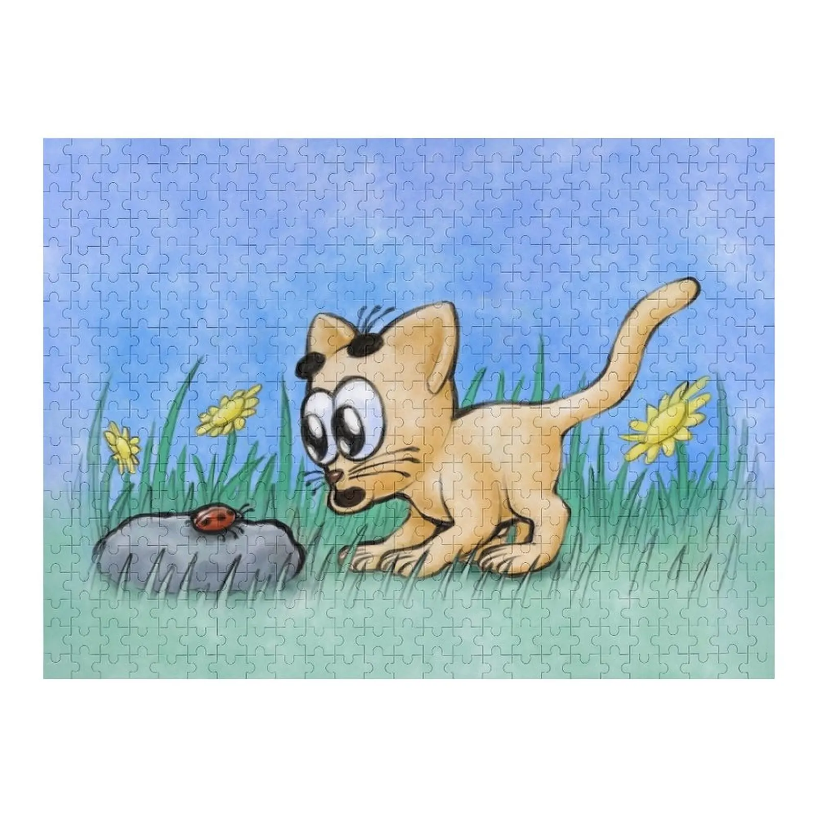 

Explorer - Happy Kittens Cat Drawing Jigsaw Puzzle Personalized Name Wood Adults Puzzle
