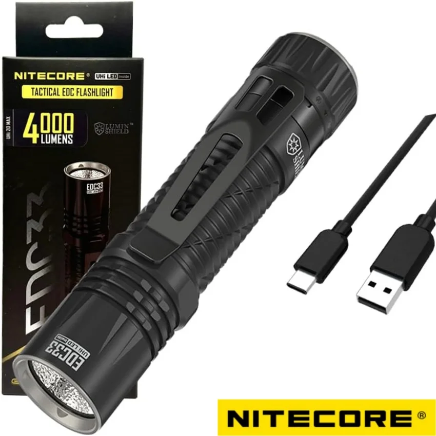 Перезаряжаемый аккумулятор NITECORE EDC33 USB-C, 450 люмен