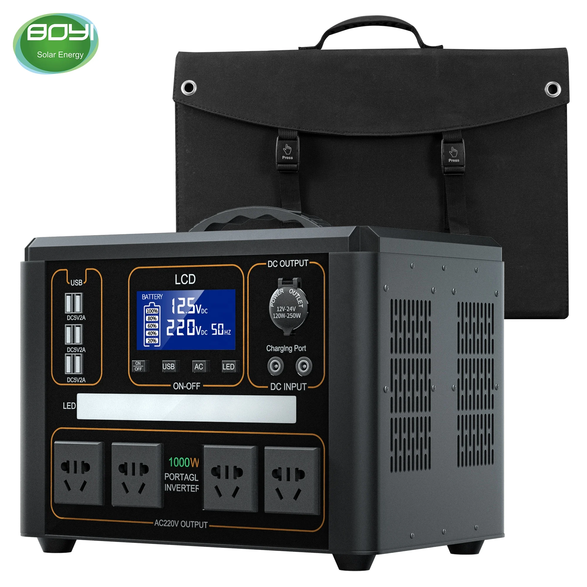 

New outdoor charging solar energy portable solar charging power station