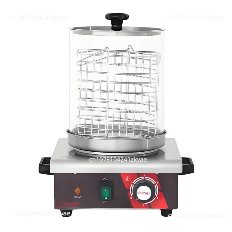 Commercial Electric Hot Dog Sausage Heater, Energy-saving and 12-hour Heat Preservation, Suitable for Street Stall Snack