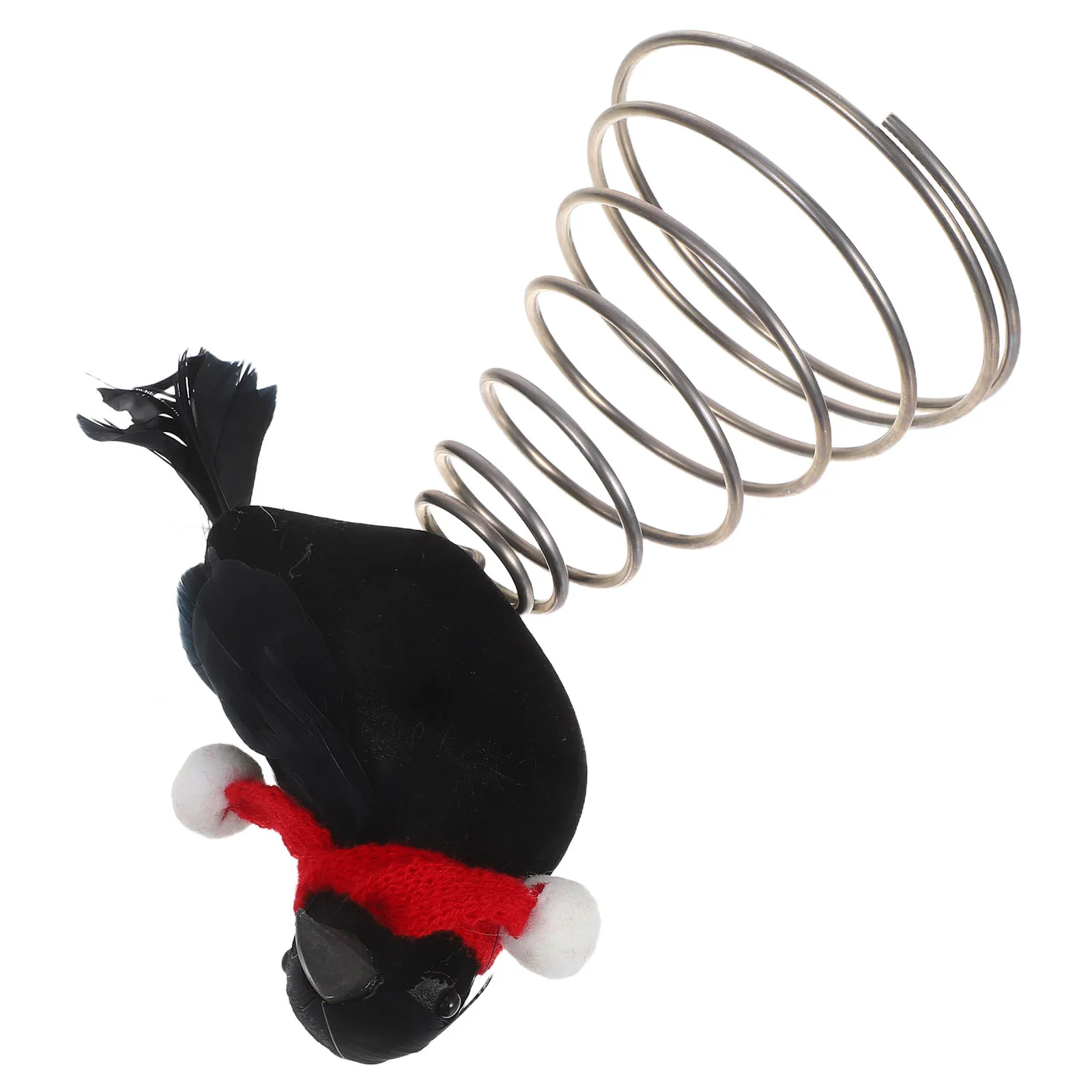 

Black Crow Ornaments Christmas Tree for Decorations Toppers Mini Festive Adornments