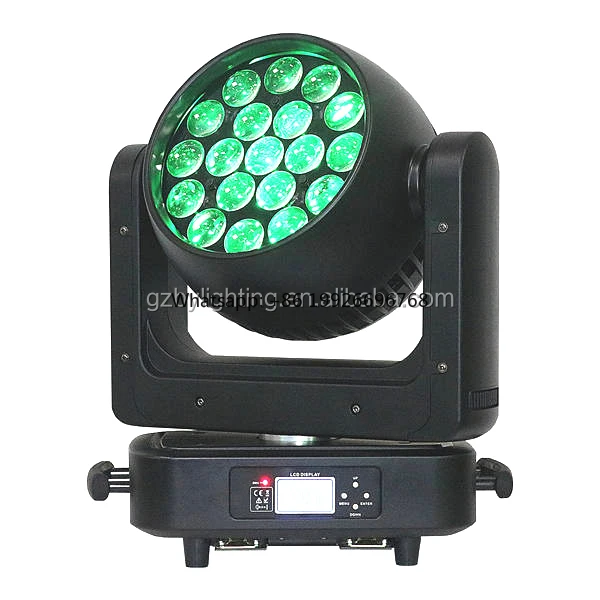 

Dmx512 19*25w Rgbw 4in1 Beam Wash Dj Event Stage Indoor Led Moving Head Light with Zoom
