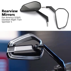 New Rearview Mirrors For Davidson Night Train For Sportster S For Pan America 1250 S PA1250 Motorcycle Side Mirror Rear View Kit