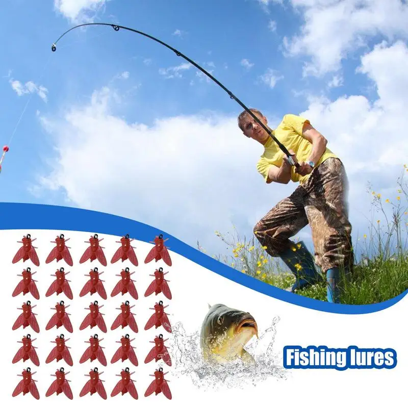 Fly Lures For Fishing Trout Fly Bait Simulation Fly Fishing Lures Realistic Stimulators Bait Fly Assortment For Bass Trout