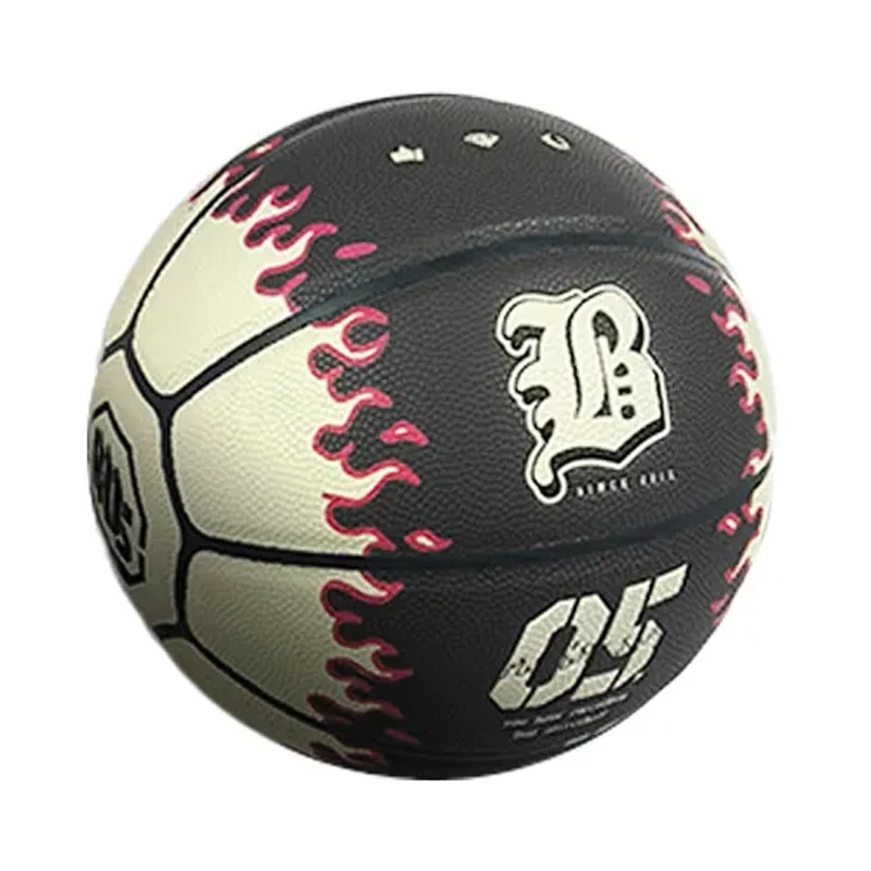 Li-Ning للجنسين BADFIVE Elite كرة سلة أنيقة مقاس احترافي 7 بولي Leather بطانة جلدية Uninflate كرات داخلية خارجية ABQV021