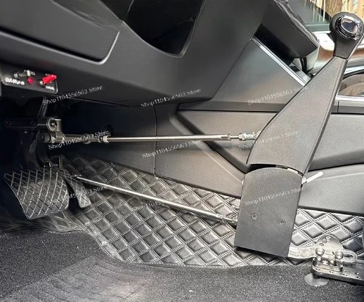 Economical Portable Push-Pull Hand Controls for Disabled Drivers, New Automotive Driving Aid System