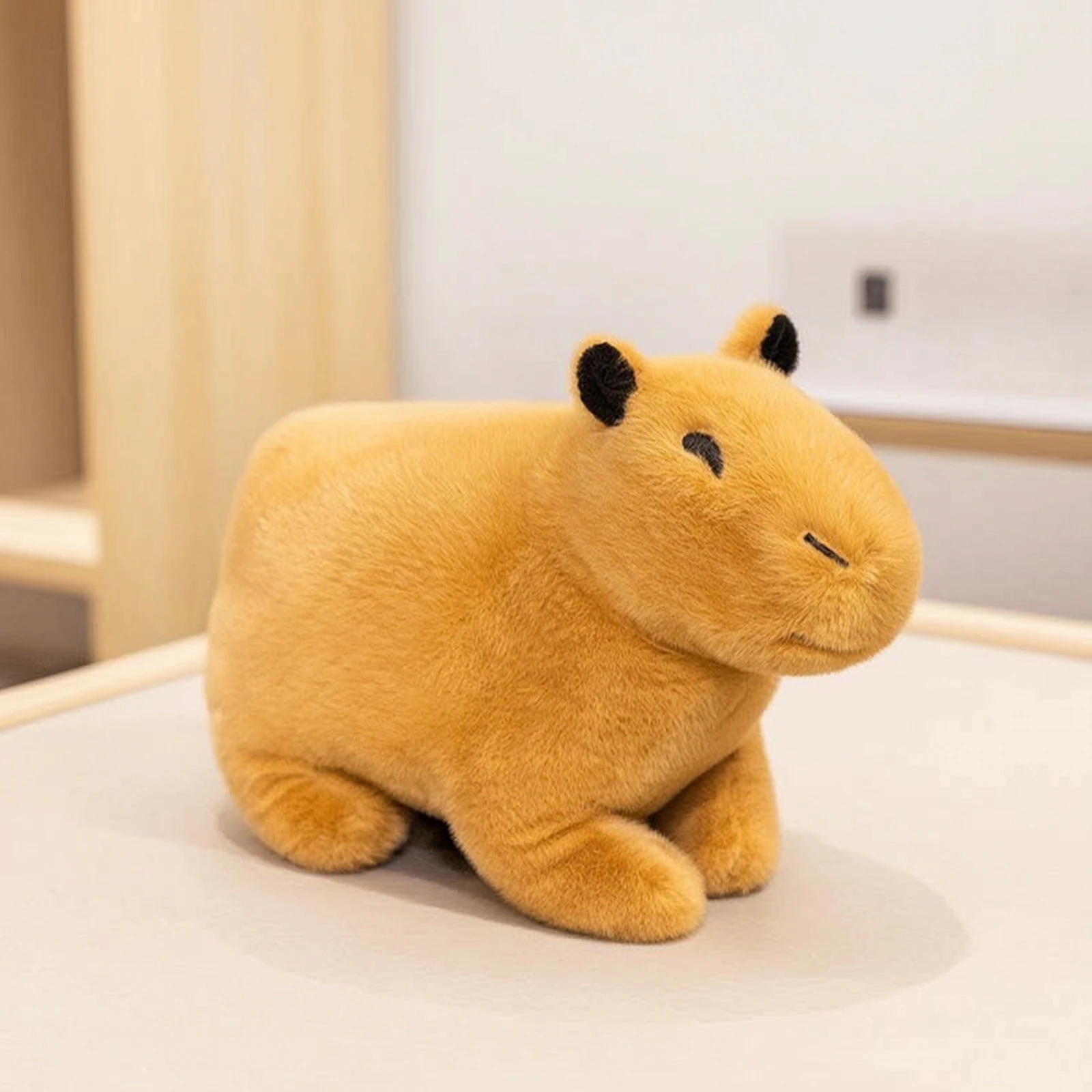 Capybara Stuffed Animal Cute Capybara Stuffed Plushie Soft Handheld for Children, Nursery, Desk