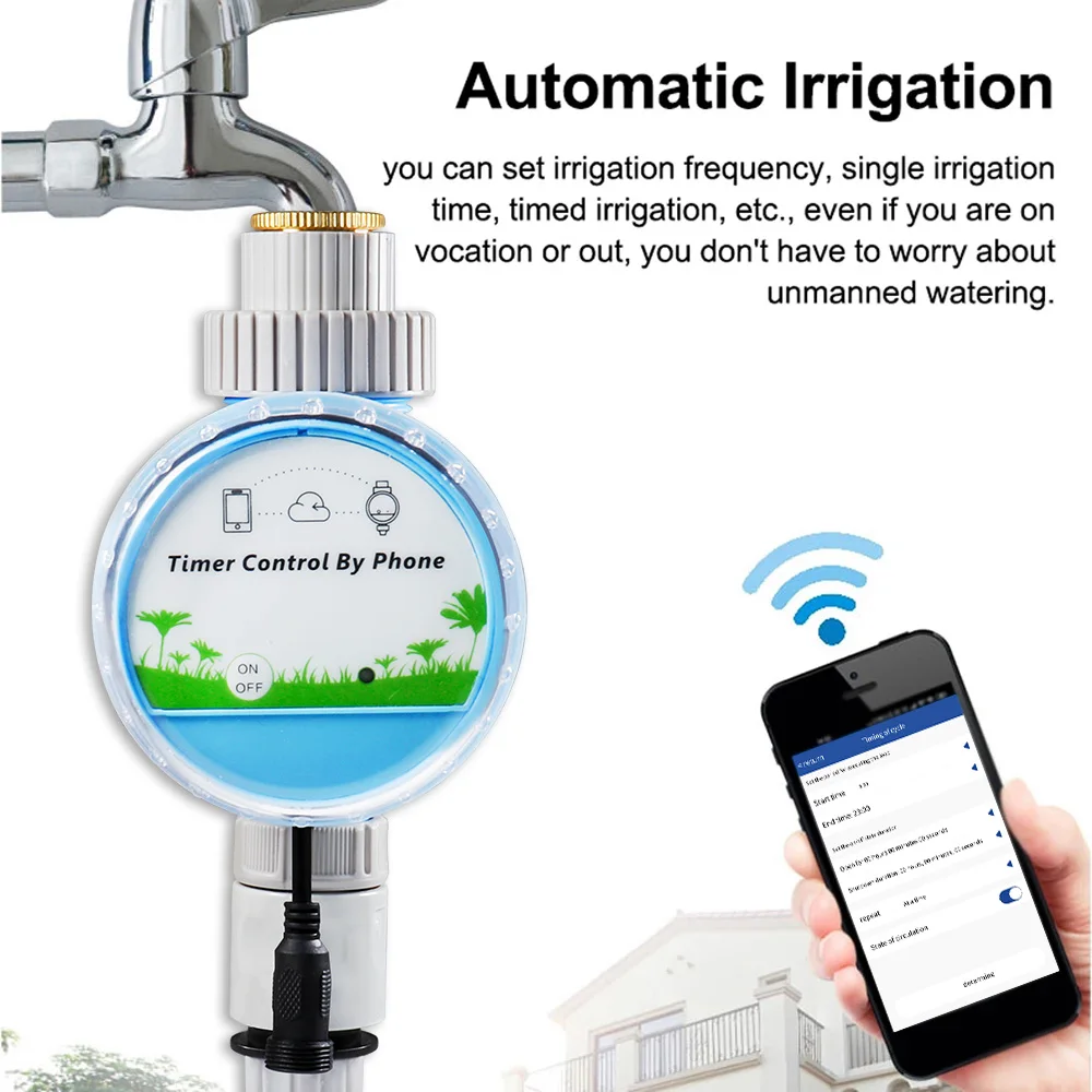 

Irrigation Bluetooth WiFi Gateway Flower Watering Controller Timing Watering Artifact Automatic Smartphone Remote Timer