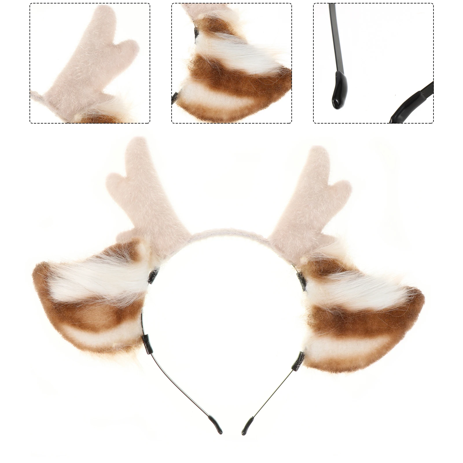 

Deer Ear Antler Antler Hairb s Hairb s for Women Girls Party Headdress Halloween Christmas Lovely Accessories