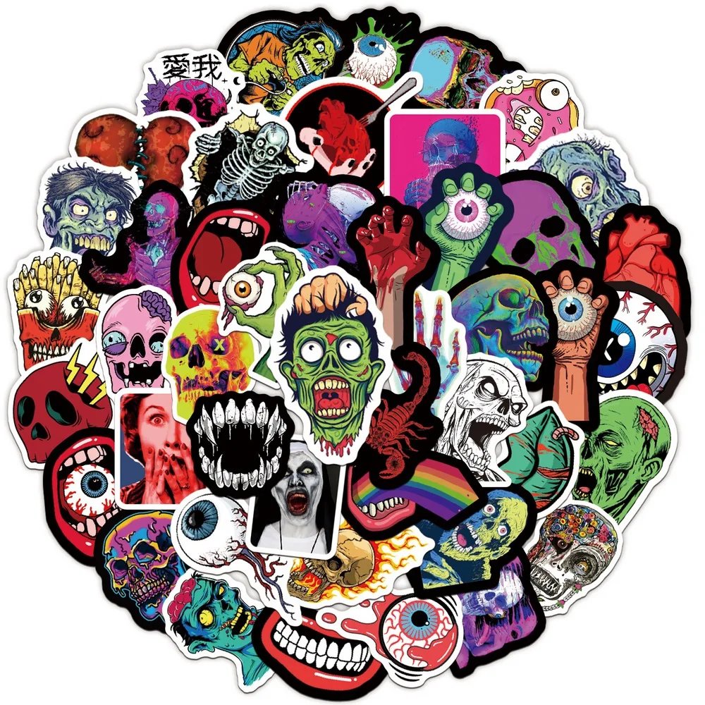 Pegatinas tácticas calavera y fantasma – Adhesivo impermeable outdoor - imagen 2