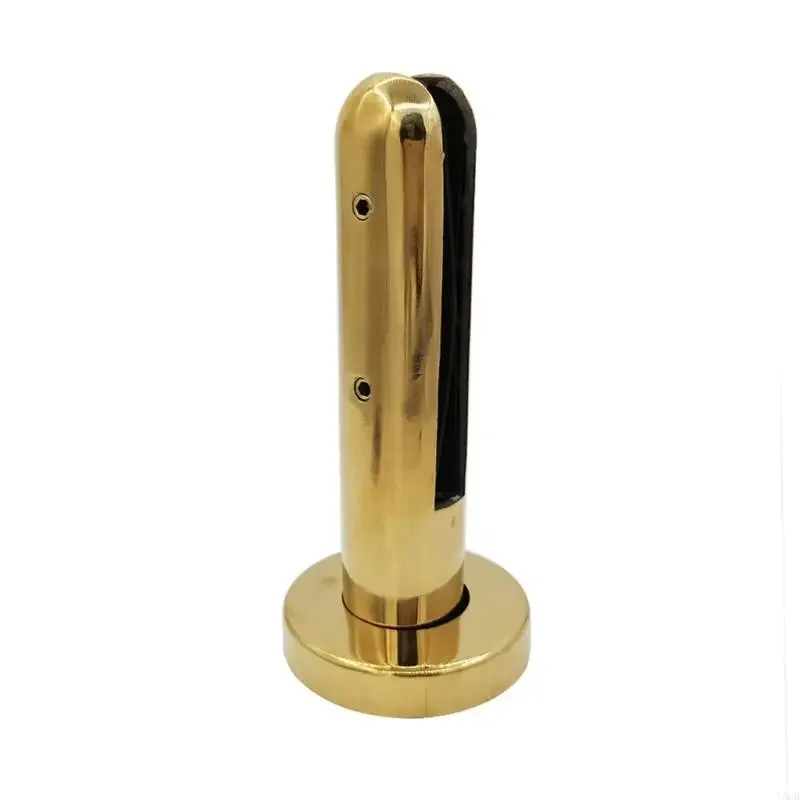 304 Steel Glass Clamp Hardware for Railing Installation, Glass Mount Fitting for Pool Fence, Stair Railing, Bathroom Y5GB