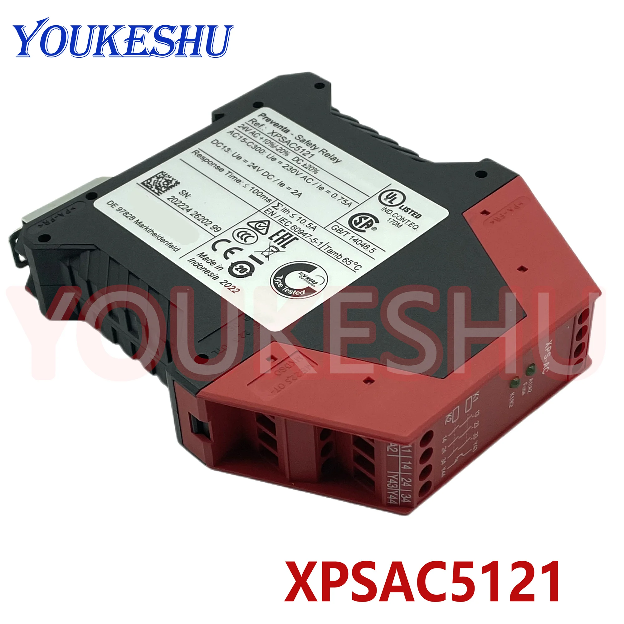 New Original Safety Relay XPSAC5121