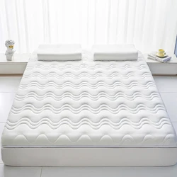 Matelas en latex doux à rebond élevé, rembourrage de la maison, épais, virus du sol, dortoir étudiant, simple, double mémoire, éponge en coton