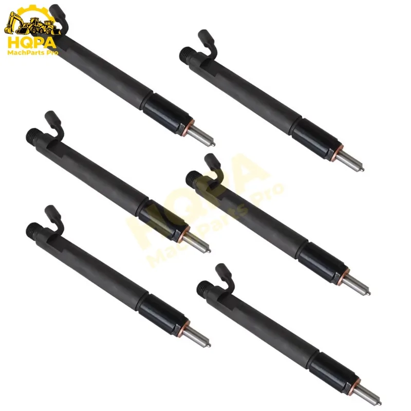6pc 3283160 C3283160 Fuel Injectors For CUMMINS C8.3L 6C 6CT 6CTA 6CTAA Engine Bosch 0432191592 VW 2UO130201B FORD BG2X 9E527 BA