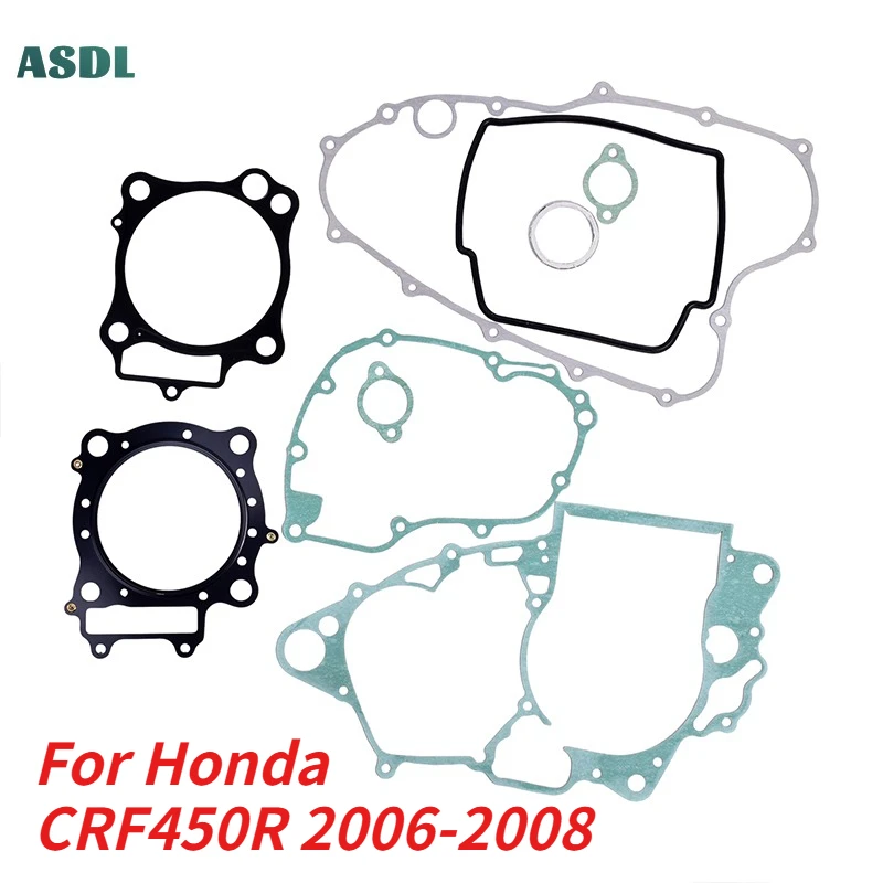 

Motorcycle Overhaul Repair Pad Cylinder Head Overhaul Gasket Mat for Honda CRF450R 2006-2008 CRF 450 R 2009-2014 CRF450