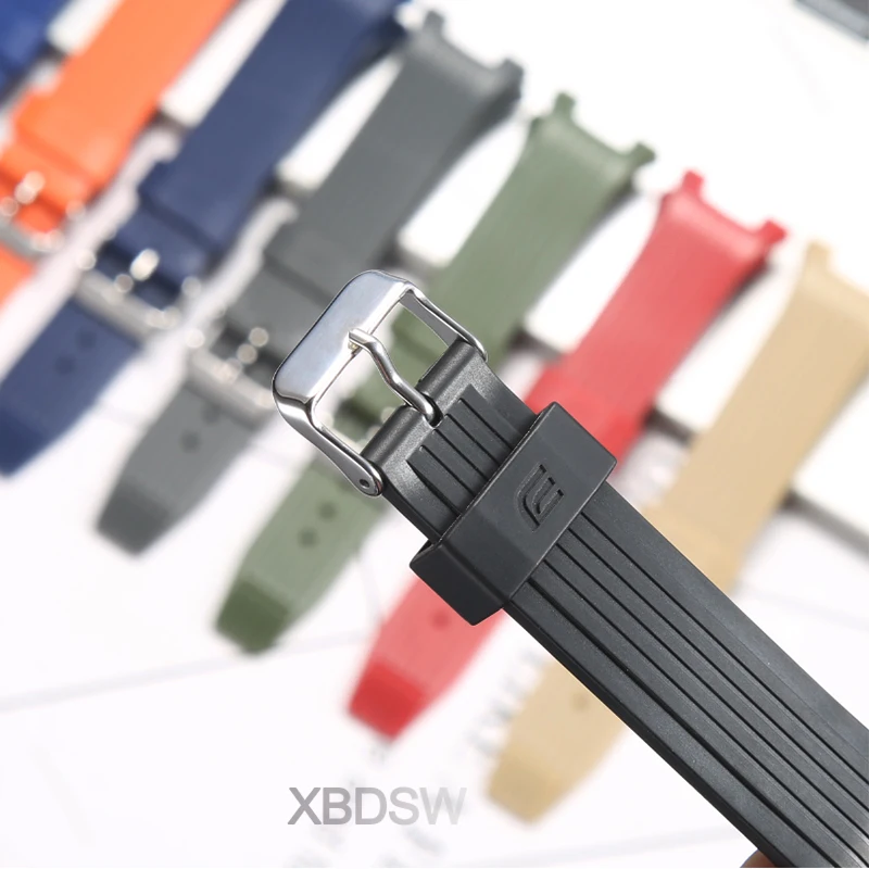 Rubber Strap Suitable for Casio EQS-800CPD Men's Waterproof Replacemnet Band Watch Accessories