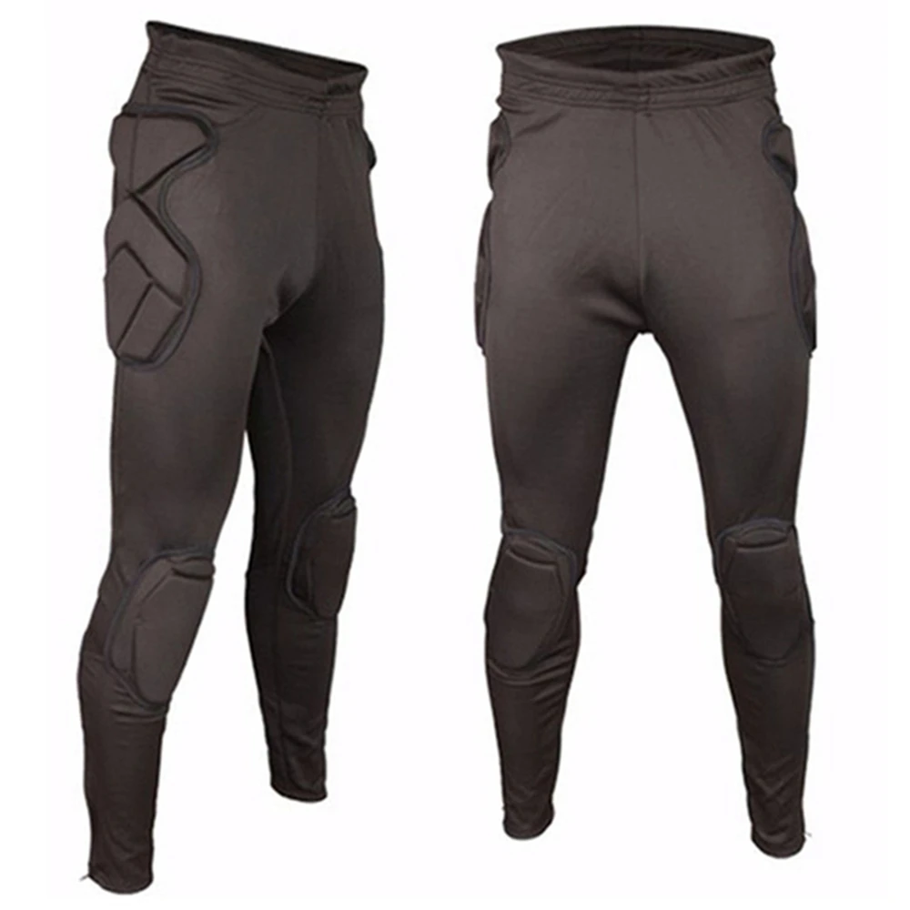 Men American Football Pants Soccer Training Pant Goalkeeper Sports Kits EVA Sponge Goal Keeper Goalie Shorts Knee Pad Protection