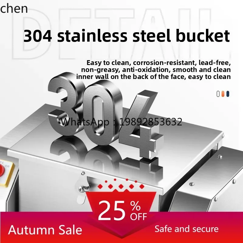 automatic silent dough blender, small 10 kneading mixer 304 stainless steel